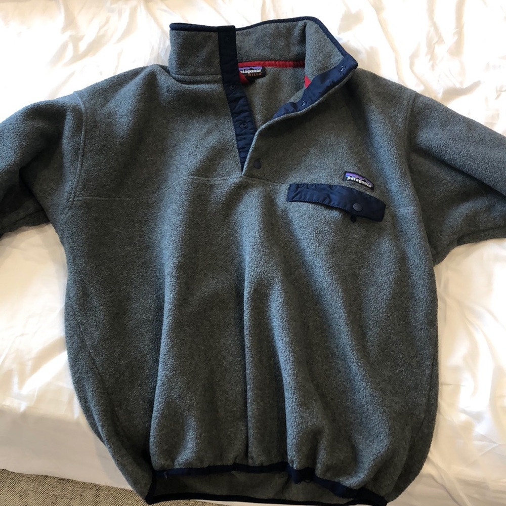 Patagonia synchilla snap-t button up sweater